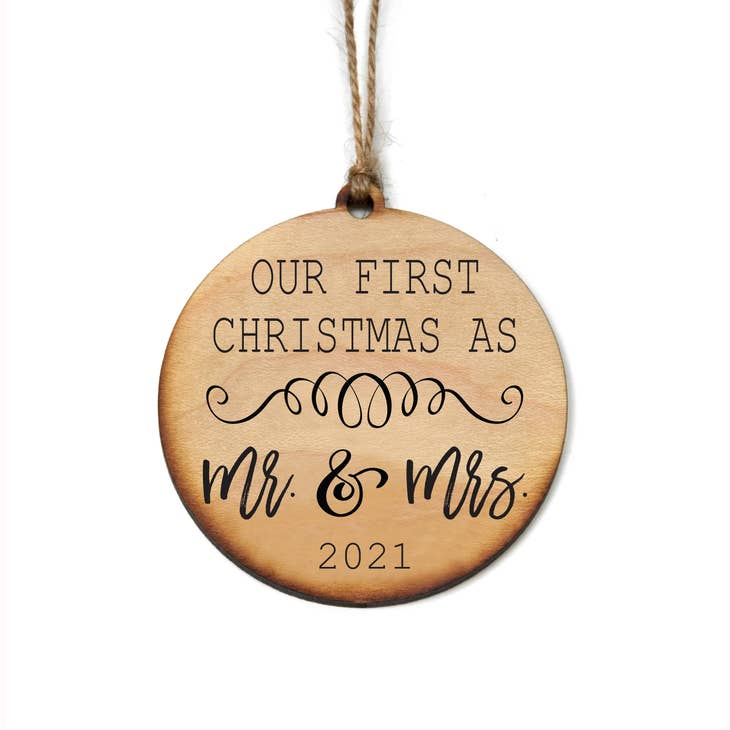 Mr + Mrs 2025 Ornament
