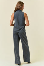 Load image into Gallery viewer, Charcoal Turtleneck Tank
