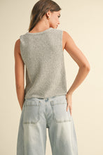 Load image into Gallery viewer, Grey Hook + Eye Vest
