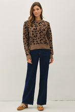 Load image into Gallery viewer, Brown Leopard Sweater
