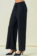 Load image into Gallery viewer, Black Textured Pants
