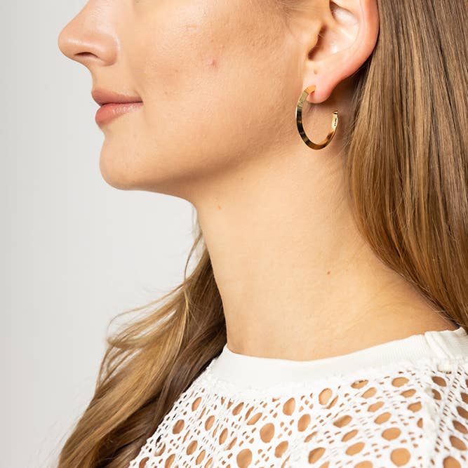 Gold Edge Hoop