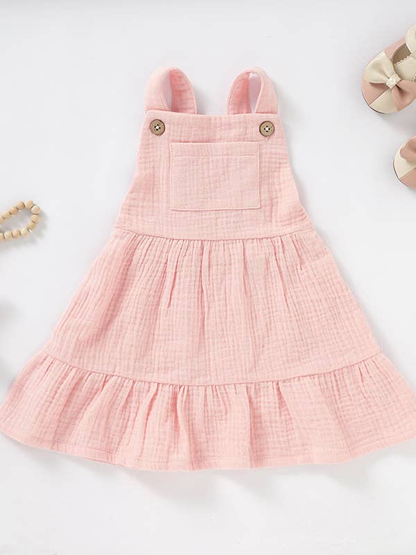 Pink Muslin Baby Dress