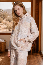 Load image into Gallery viewer, Khaki Patchwork Quilted Hoodie
