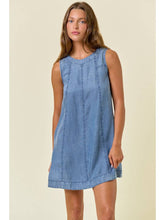 Load image into Gallery viewer, Medium Wash Tencel Dress
