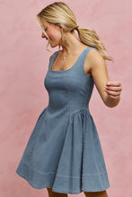 Load image into Gallery viewer, So Me Denim Fit + Flare Dress
