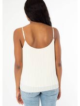 Load image into Gallery viewer, Lovestitch Ivory Pleated Cami
