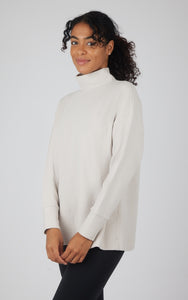 Cream Brushed Tunic Top