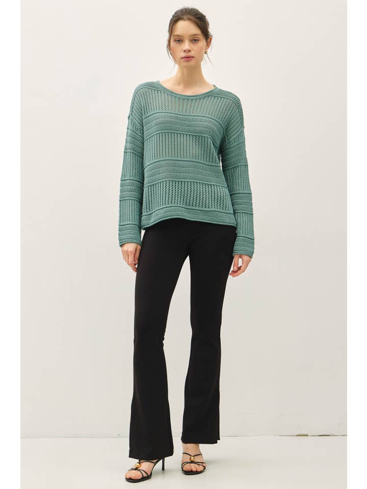 Jade Crochet Sweater