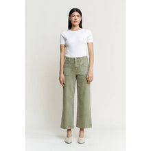 Load image into Gallery viewer, Mica Caroline Washed Green Denim
