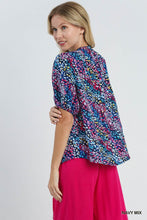 Load image into Gallery viewer, Navy Watercolor Top
