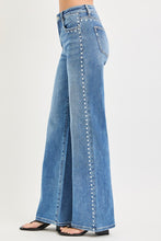 Load image into Gallery viewer, Megan Studded Wide Leg Denim
