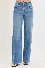 Load image into Gallery viewer, Megan Studded Wide Leg Denim

