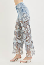 Load image into Gallery viewer, Risen Maggie Lace Wide Leg Denim
