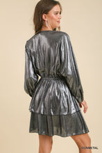 Load image into Gallery viewer, Gunmetal Tiered Dress
