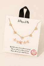 Load image into Gallery viewer, Pave Floral Charm Necklace
