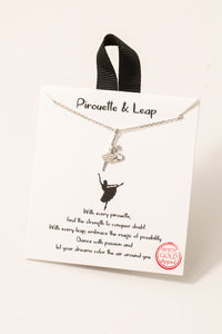 Ballerina Charm Necklace