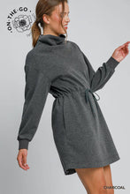 Load image into Gallery viewer, Charcoal Luxe Knit Dress
