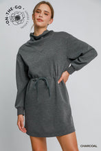 Load image into Gallery viewer, Charcoal Luxe Knit Dress
