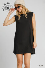 Load image into Gallery viewer, Black Crew Neck Dress
