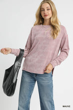 Load image into Gallery viewer, Mauve Textured L/S Top
