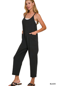 Black Knit Jumpsuit