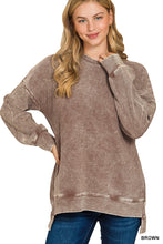 Load image into Gallery viewer, Brown Ribbed Pullover
