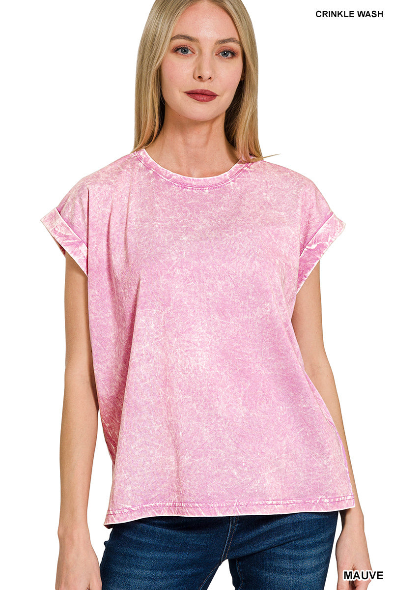 Mauve Washed Tee