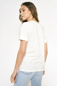 White Speckled Tee