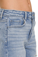 Load image into Gallery viewer, Raw Hem Denim Shorts
