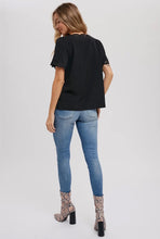 Load image into Gallery viewer, Black Eyelet Top
