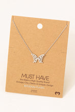 Load image into Gallery viewer, Butterfly Charm Necklace
