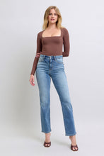 Load image into Gallery viewer, Heather Straight Thermal Denim 82632

