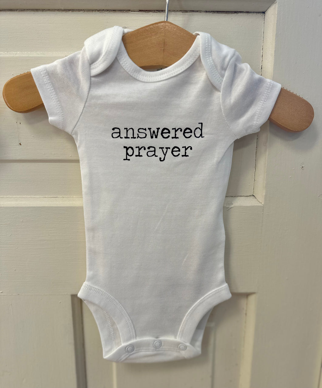 Answered Prayer Onesie - Short Sleeve