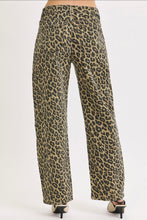 Load image into Gallery viewer, Risen Leopard Barrel Jeans
