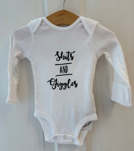 Shits + Giggles L/S Onesie