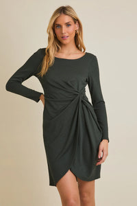 Forest Twist Mini Dress