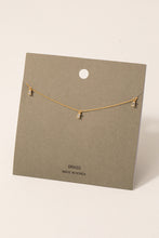 Load image into Gallery viewer, Baguette Charm Necklace
