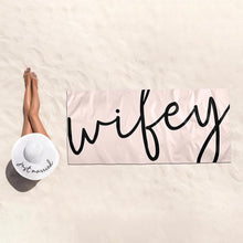 Load image into Gallery viewer, Wifey Quick Dry Towel
