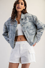 Load image into Gallery viewer, Denim Checkered Jacket
