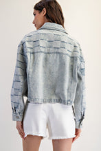 Load image into Gallery viewer, Denim Checkered Jacket
