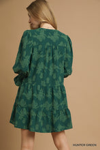 Load image into Gallery viewer, Hunter Jacquard Babydoll Dress
