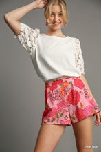 Load image into Gallery viewer, Pink Floral Shorts
