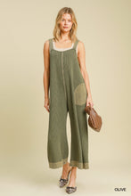 Load image into Gallery viewer, Olive Waffle Jumpsuit
