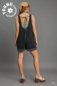 Ash Waffle Romper