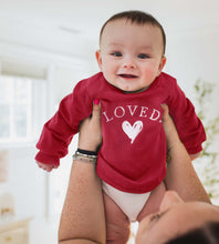 Load image into Gallery viewer, Loved Organic Sweatshirt - Kids + Baby
