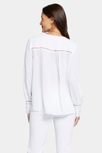 White Liliana Blouse