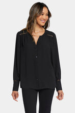 Load image into Gallery viewer, Black Liliana Blouse
