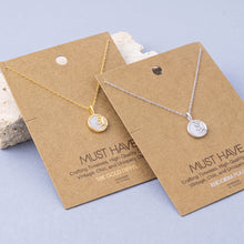 Load image into Gallery viewer, Shell + Sun Charm Necklace
