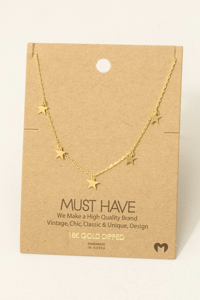Mini Star Charm Necklace